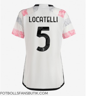 Juventus Manuel Locatelli #5 Replika Bortatröja Damer 2023-24 Kortärmad